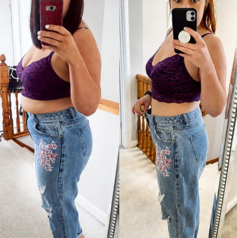 Client before and after